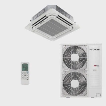 Ar-Condicionado Split Cassete Inverter 4 Vias Hitachi AirCore 600 56.000 BTUs QuenteFrio 220V Monofásico