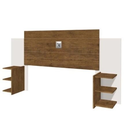 Cabeceira Para Cama Box Casal Regulável 1,401,60m Acapulco Jequitibá Off White J&A