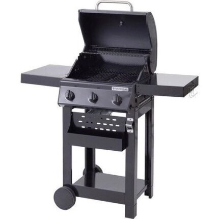 Churrasqueira Americana Pro A Gas Black Inox 3 Queimadores