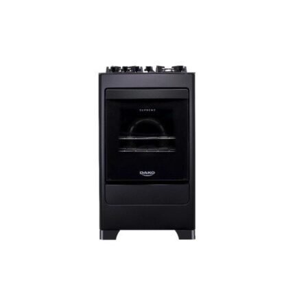 Fogão Dako Supreme Glass 4 Bocas Preto - Bivolt