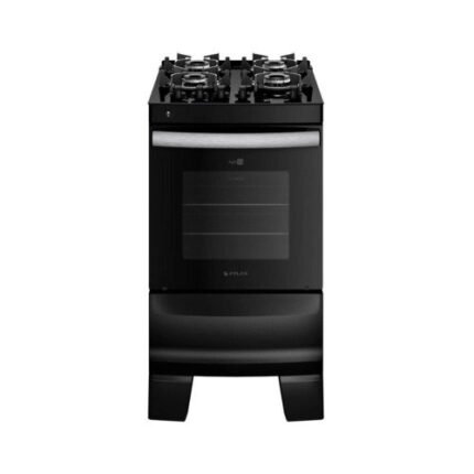 Fogão de Piso 4 Bocas Agile Up Glass com Mesa de Vidro 300001662 Atlas