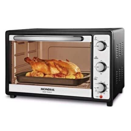 Forno Elétrico Grand Family II Mondial FR-52 52L 1800W PretoInox - 110v