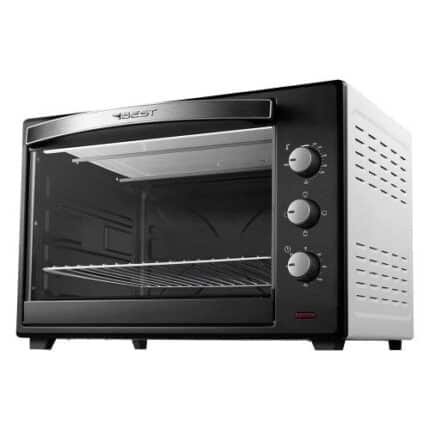 Forno Elétrico de Bancada Best 60 Litros 4 Resistências, BrancoPreto