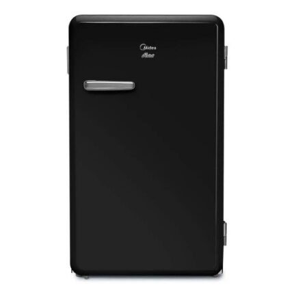 Frigobar Retrô Midea Preto Onix 95 Litros