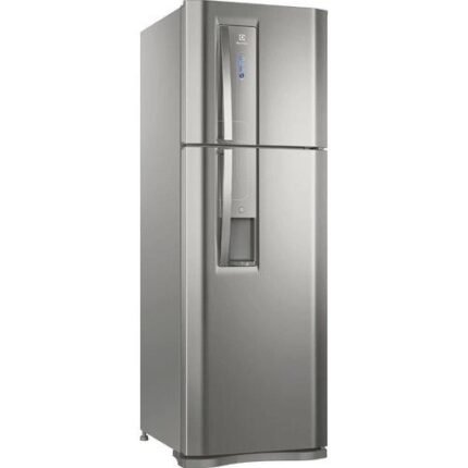 Geladeira Frost Free Electrolux Top Freezer 382L com Dispenser de Água (TW42S) Prata -110v